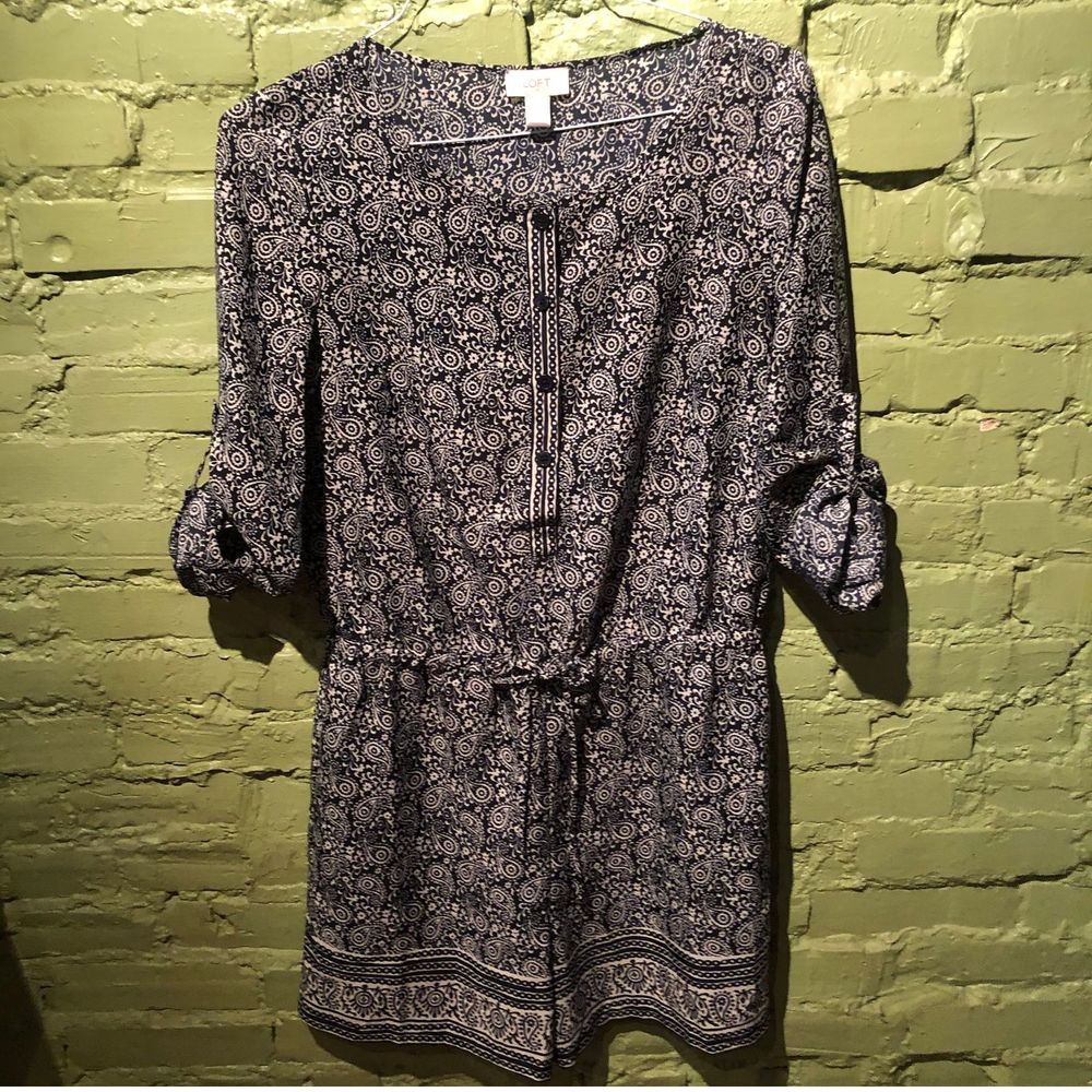 🏖3/30$ Loft outlet paisley print romper 4